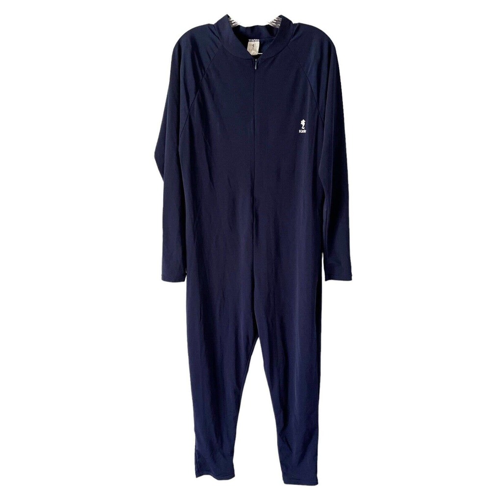 Kiefer Aquatics Blue Long Sleeve Full Zip One Piece Wetsuit Swimsuit Medium 38